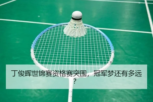 丁俊晖世锦赛资格赛突围，冠军梦还有多远？