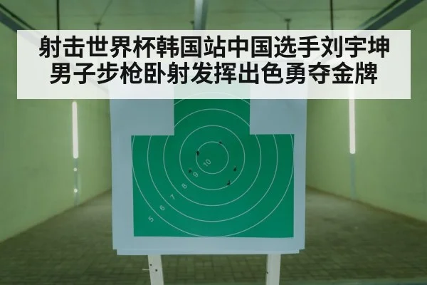 射击世界杯韩国站中国选手刘宇坤男子步枪卧射发挥出色勇夺金牌